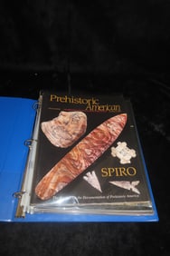 Binder of Prehistoric American 2003 - 2005 by The Genuine Indian Relic Society, Inc., Founded in 196