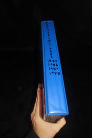 Binder of Prehistoric Artifacts 1985 - 1988 by The Genuine Indian Relic Society, Inc., Founded in