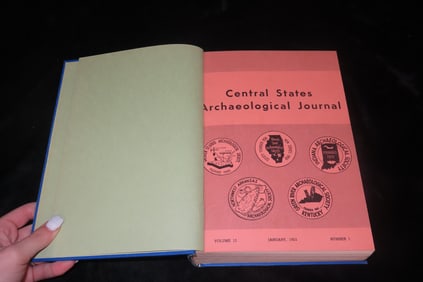 Book Containing Multiple Publications of the Central States Archaeological Journal by the Greater St