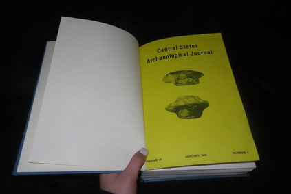 Book Containing Multiple Publications of the Central States Archaeological Journal by the Greater St