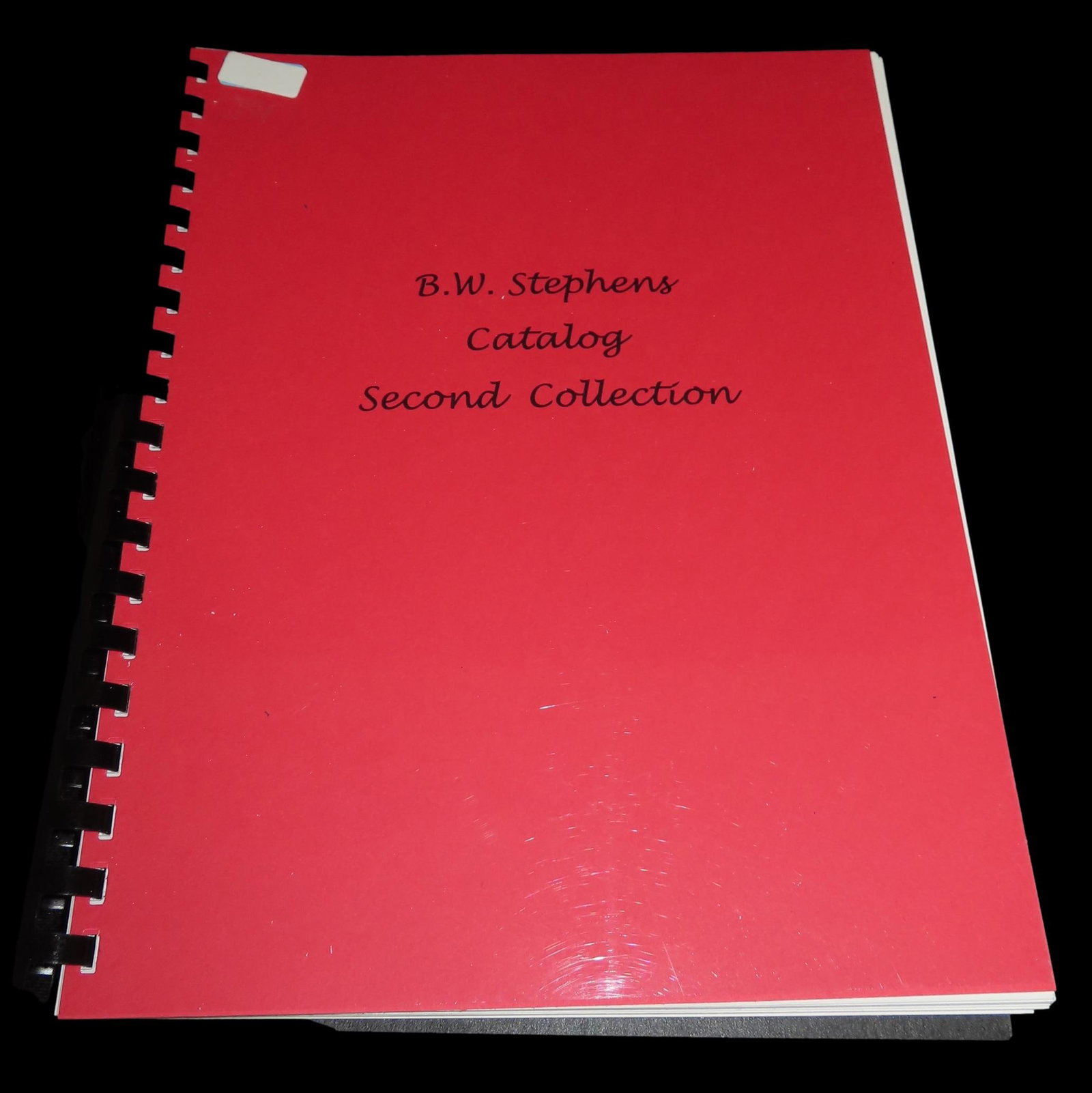 Bound Copy of the B.W. Stephens Catalog Second Collection: Bound Copy of the B.W. Stephens Catalog Second Collection