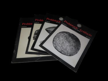 Lot of 4 Prehistoric Artifacts of North America Publications Volume 13, Published in 1989