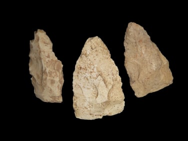 Group of 3 Field Grade Triangle Pts, found in Missouri