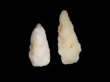 Lot of 2 Quartz Pts, found in Northern Georgia