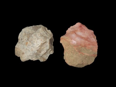 Lot of 2 Blades/Scrapers, found in Illinois