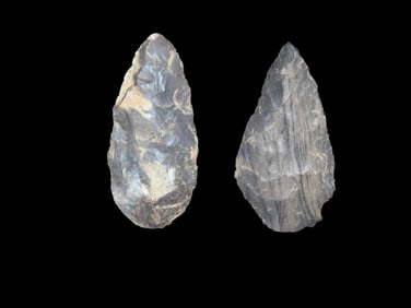 Set of 2 Nice Material Blades, found in Ohio