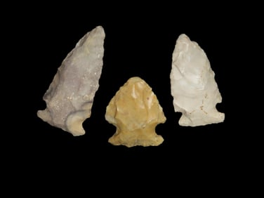 Lot of 3 Well Made Pts, found in Illinois