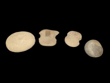 Lot of Hardstone Tools- Axes & Discoidals Native American Stone Tool