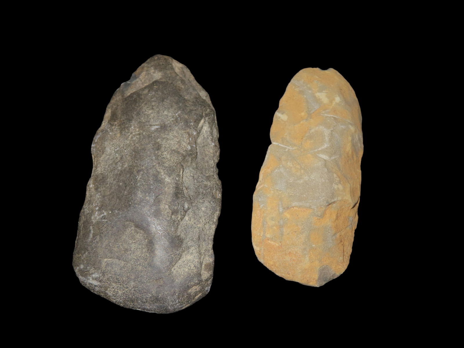 Lot of 2 Adzes Native American Stone Tool (1 of 3)