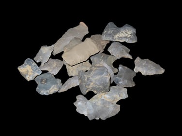 Group of Native American Arrowheads