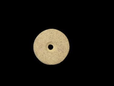 1 3/8" Sandstone Perforated Disc/Bead