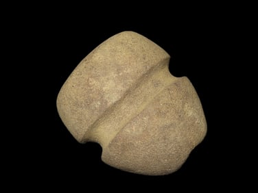 2 3/4" x 2 1/2" x 1 1/4" Grooved Bannerstone