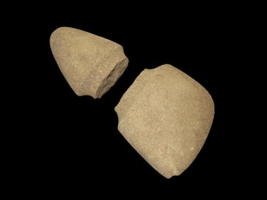 5 1/4" x 3" Broken Full Grooved Axe