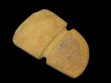 5 3/8" x 3 1/2" x 1" Full Grooved Axe Broken