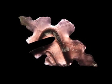 2 7/16" x 1 3/8" Obsidian Effigy