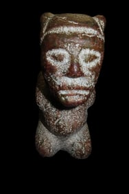 7" x 7 5/8" Large Jade Demon Pipe