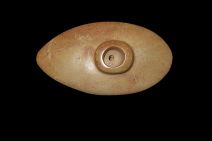 4 5/8" x 2 5/8" Hopewell Ohio Pipestone Pipe