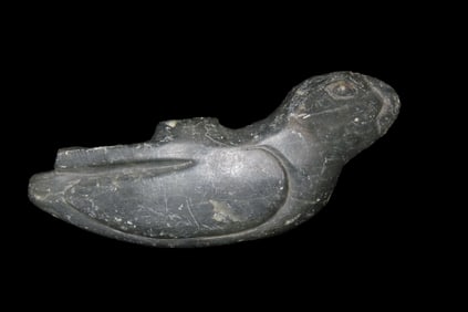 5 1/4" x 2 3/8" Steatite Bird Pipe