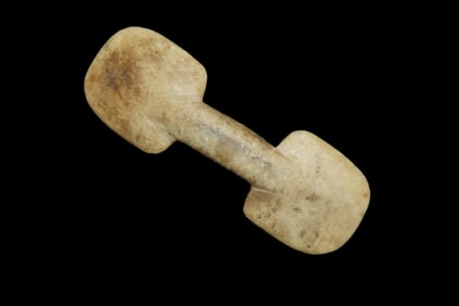 6 5/16" x 2 1/8" Bronze Age Anatolian Marble Kasura Idol