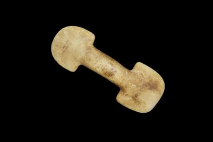 4 3/8" x 1 5/8" Bronze Age Anatolian Marble Kasura Idol