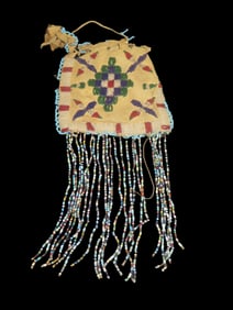 Early 1900's Native American Beaded Bag