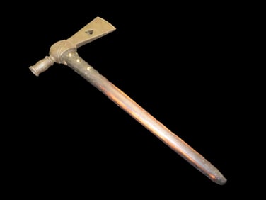 Antique Native American style ceremonial pipe tomahawk.