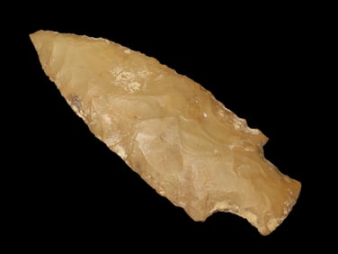 3" Flint Creek/ Bottleneck, Ground Base, Benton Co Tenn Ex Jim Lee Collection Reviewed and Approved