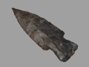 2.5/8" Bankers Creek, Needle Tip Wayne Co Tenn, Ex Jim Lee Collection Reviewed and Approved