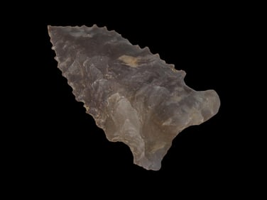 2" Greenbriar Dalton, Heavy Serrations, Montgomery Co Tenn EX Jim Lee Collection