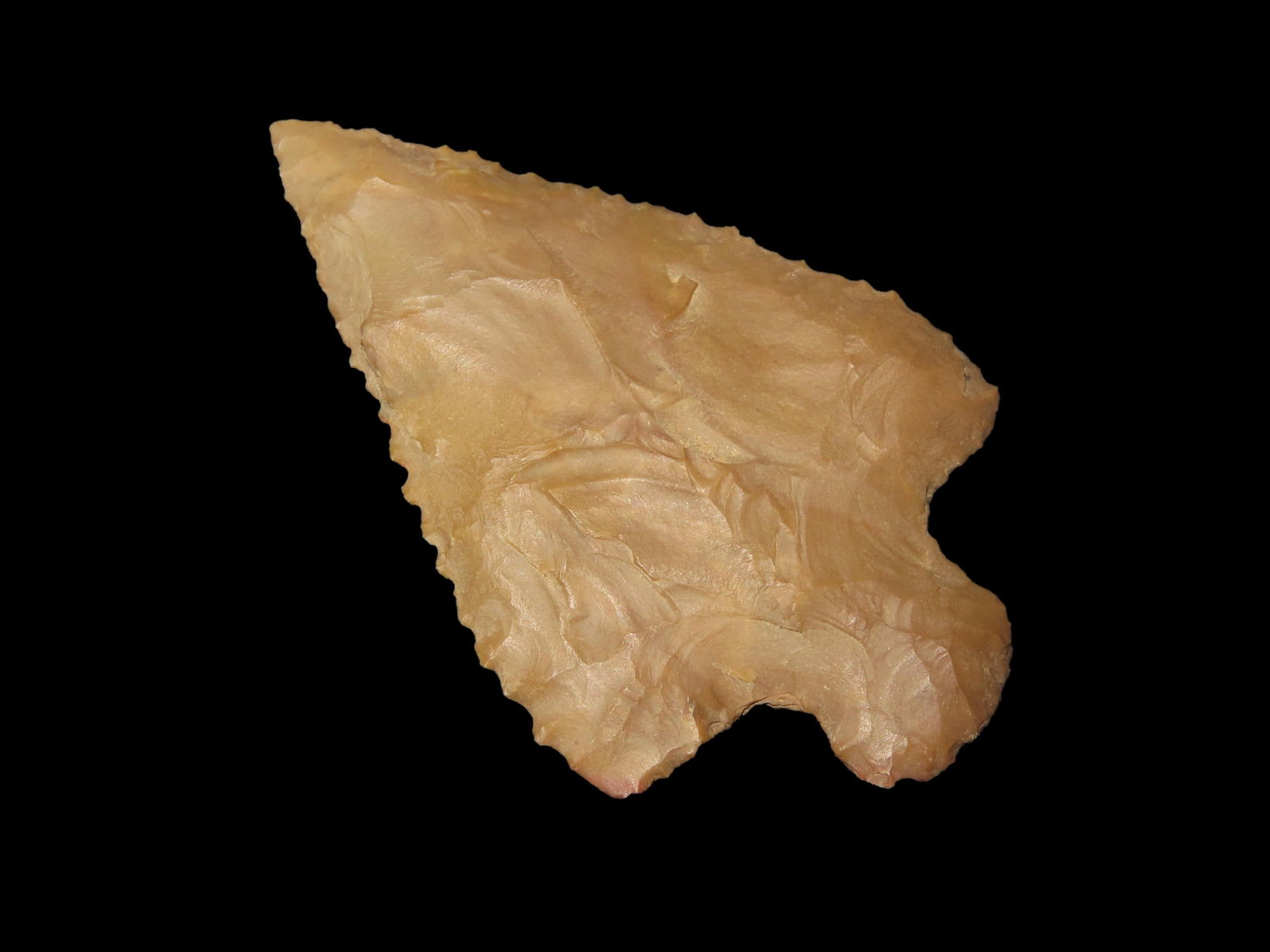 2 3/8" Flaking, Cotaco Creek, found in Florence Co., AL, EX Bill Petit Collection, Reviewed and Appr (1 of 5)