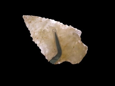2 1/4" Crystal Quartz Savannah River, Serrated, Central North Carolina, EX Bill Pettit Collection,