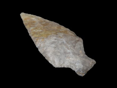 3" Ashtabula, Mercer Co., OH, EX Alana Atkins (2-1996), Upper Mercer Flint, EX Jim Lee Collection,