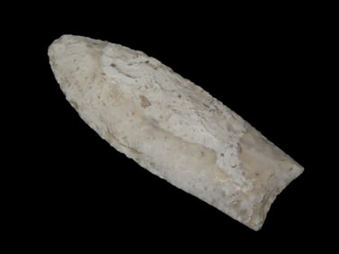 3 11/16" X 1 5/16" Burlington Chert, Clovis, Stermer COA, EX Steve McCabe Collection, Milan,