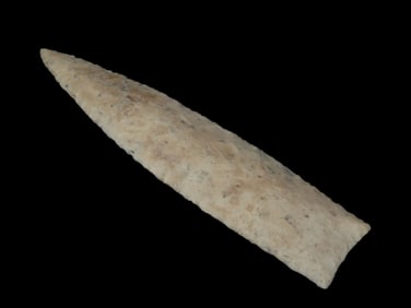 4 3/4" X 1 1/8" Burlington Chert, Plainview, Stermer COA, Found in the Spring of 2002 in Lewis