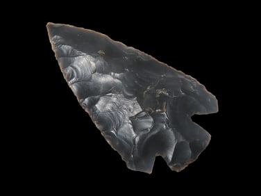 1 7/8" X 1 3/16" Eastgate Expanding Stem, Undetermined chert, Jerry Dickey COA, Found in Washington