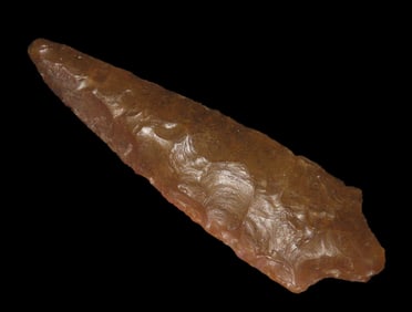 2" X 15/16" Gypsum, Moss Agate, Jerry Dickey COA, EX Michael Hough (1995), Found in Washington or