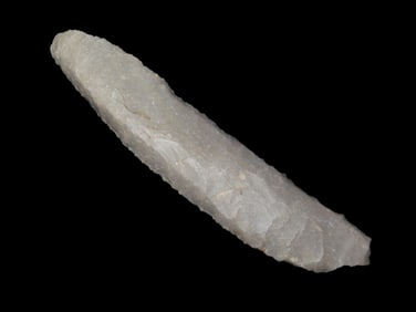 4 5/16" X 1" Paleo Uniface Tool, Hornstone or similar, Jerry Dickey COA, Found in KY