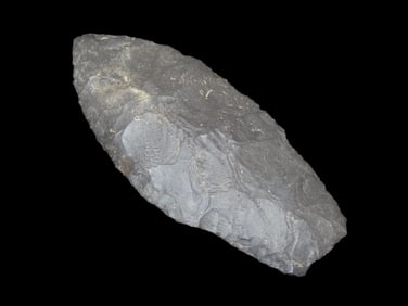 3 3/4" X 1 9/16" Adena, Coshocton chert, Jerry Dickey COA, EX Alan Adkins (1996), Found in Medina,
