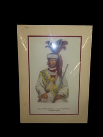 Matted Lithograph- "Halpatter-Micco or Billy Bowlegs: A Seminole Chief"