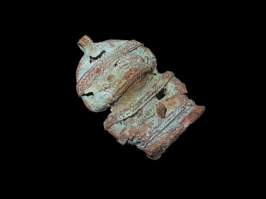 1 3/4" Pre Columbian Tairona Tumbaga Human Phallic Effigy made from Copper Alloy