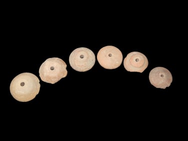 Pottery Beads Pre Columbian Bead, Nicely Made Maya Culture, 200 BC- 1697 AD Found in Belize