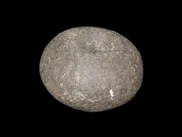 4 3/4" X 2 5/8" Massive Dense Hardstone Apple Discoidal, Clay County AR