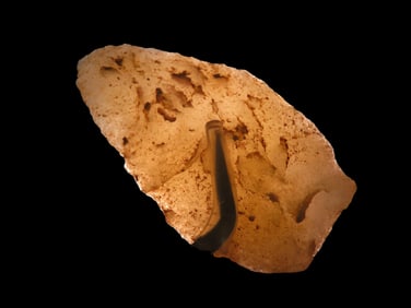 2 1/2" Agate Basin, Heavy Base Grinding, Crystal Quartz, North Carolina, Ex Walt Mclntire Collection