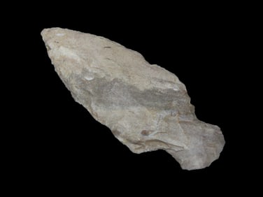 2 1/2" Tablerock/ Bottleneck, Knox County OH, Striped Grey Flint