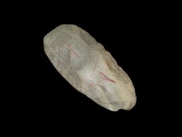 2 5/8" Extremely Patinated Rare Green Jasper, Adze/Celt, Tenerian Culture: 5000 - 2500 BC, African