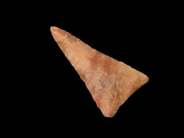 1 3/8" Fort Ancient Triangle, Ex Walt McIntire, Tennessee