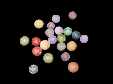 Collection of Early Marbles, Clay, 1830s - 1920s