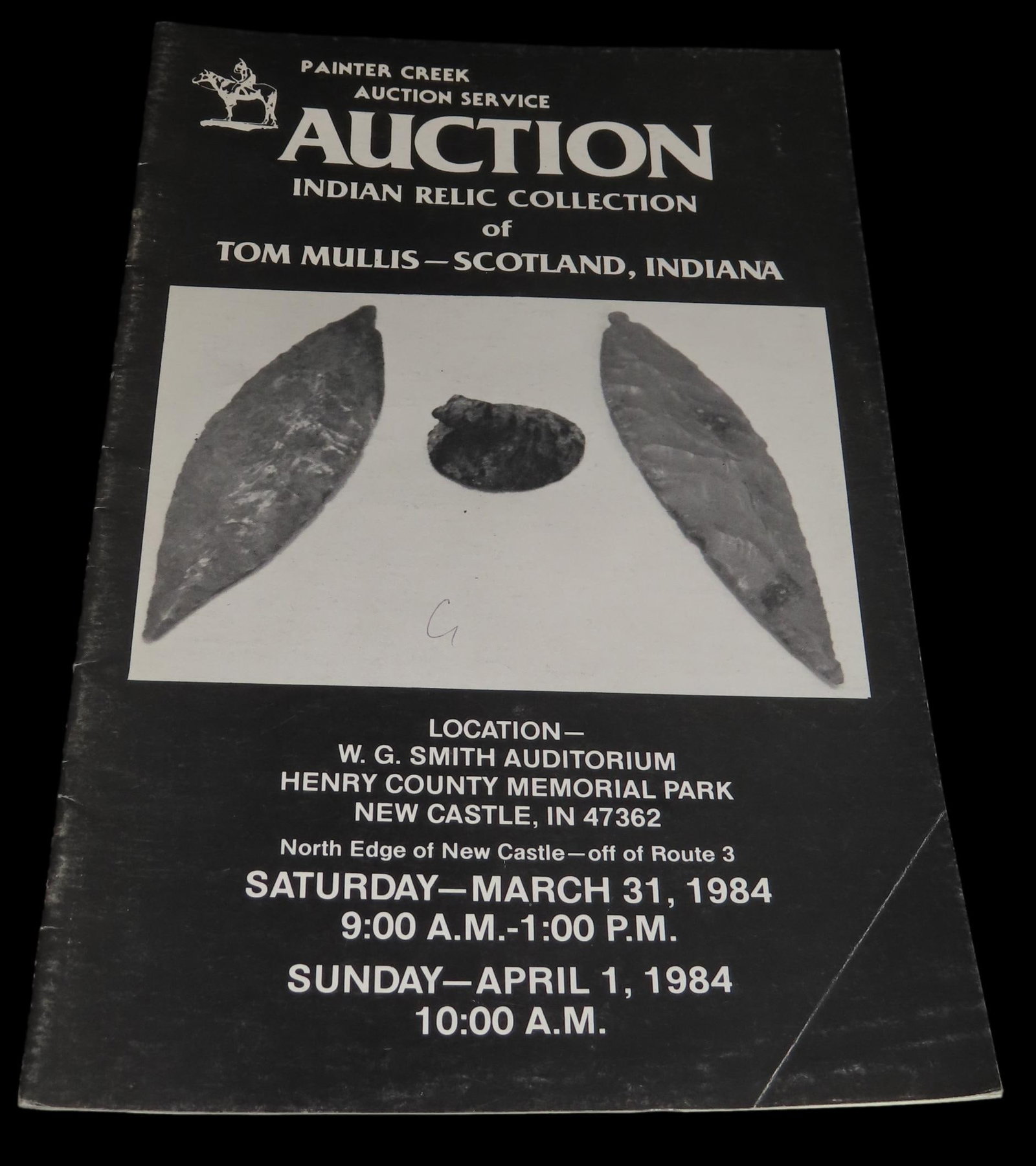 Painter Creek Auction Catalog, Collection of Tom Mullis, Scotland, Indiana: Painter Creek Auction Catalog, Collection of Tom Mullis, Scotland, Indiana