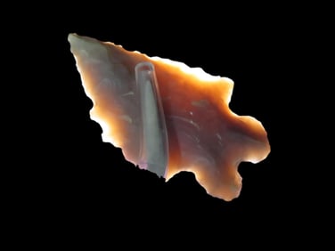 Translucent Kirk Serrated, Ex Bill Pettit Collection, Reviewed and Approved Authentic by Jerry