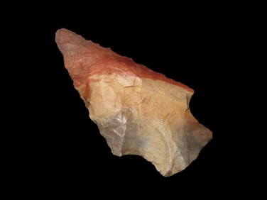 Red White and blue Horse Creek Point, Ex Bill Pettit Collection, Reviewed and Approved Authentic by